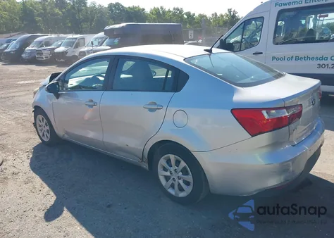 2016 Kia Rio Lx из США, поврежденный, VIN KNADM4A33G6557446